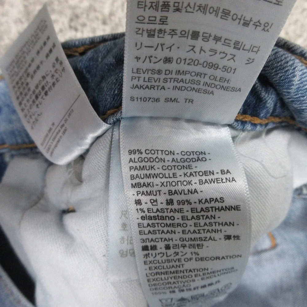 Levis Jeans Mens 36x32 Blue 36x32 Blue 559 Relaxed Straight‎ Faded Denim Pants